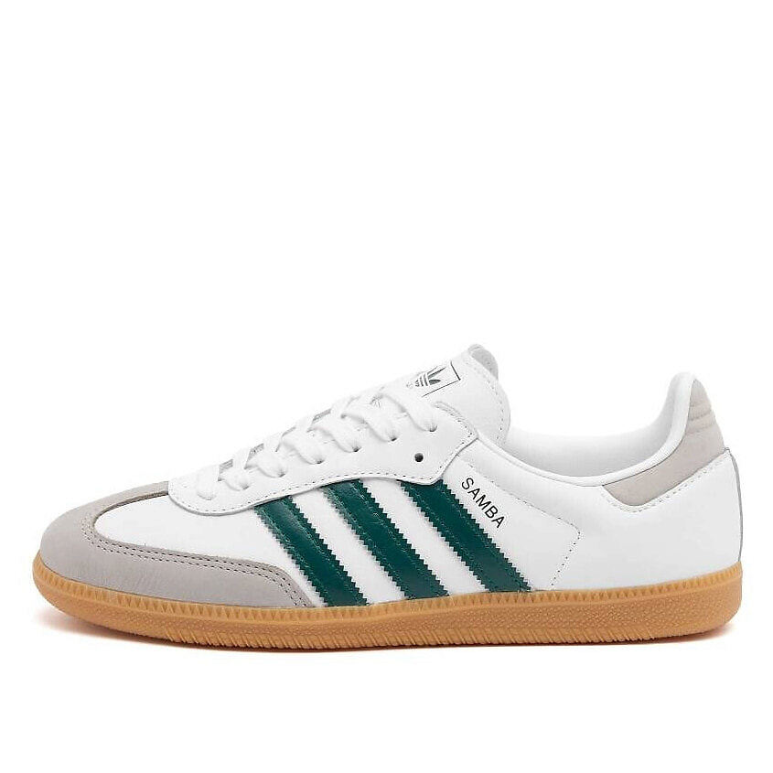 Изображение товара ADIDAS ORIGINAL Кроссовки Samba Og White Collegiate Green Gum Women's, цвет: Мультиколор, размер: 43⅓