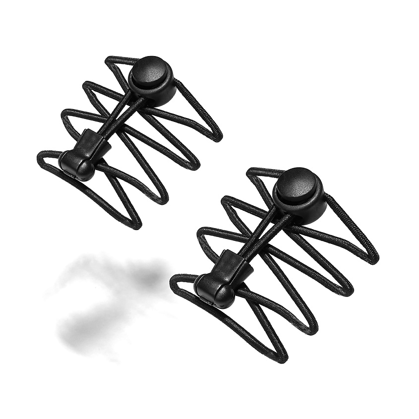 Изображение товара КРАСНАЯ ЖАРА Эластичные шнурки 100 см "Горный патруль", Черный