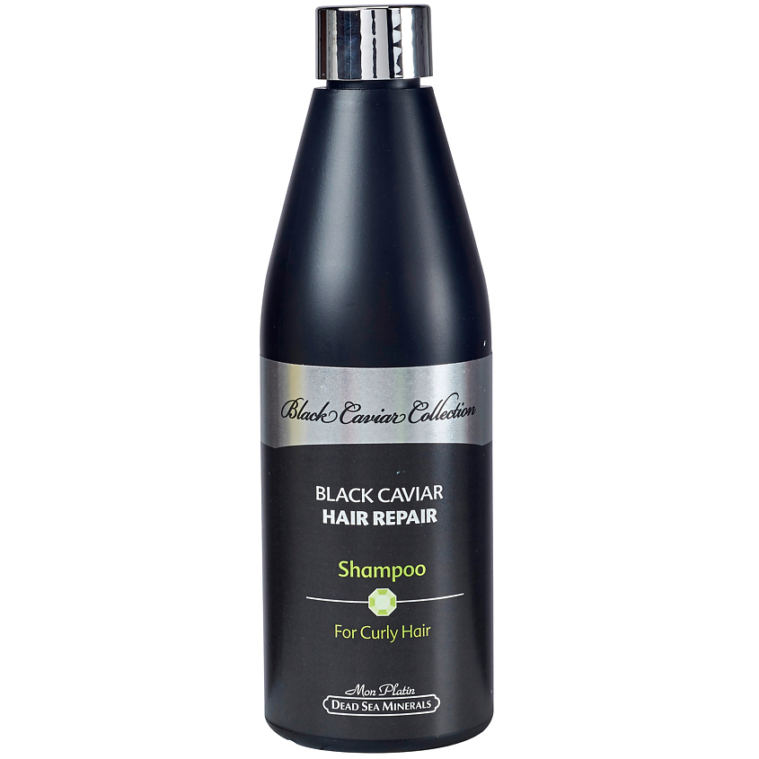 Изображение товара MON PLATIN Восстанавливающий шампунь для вьющихся волос с экстрактом черной икры, 400 мл