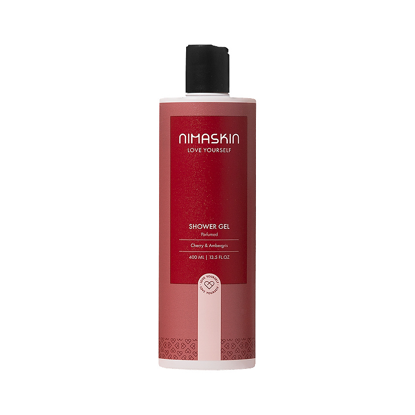 Изображение товара NIMASKIN Парфюмированный Гель для душа Cherry & Ambergris, 400 мл