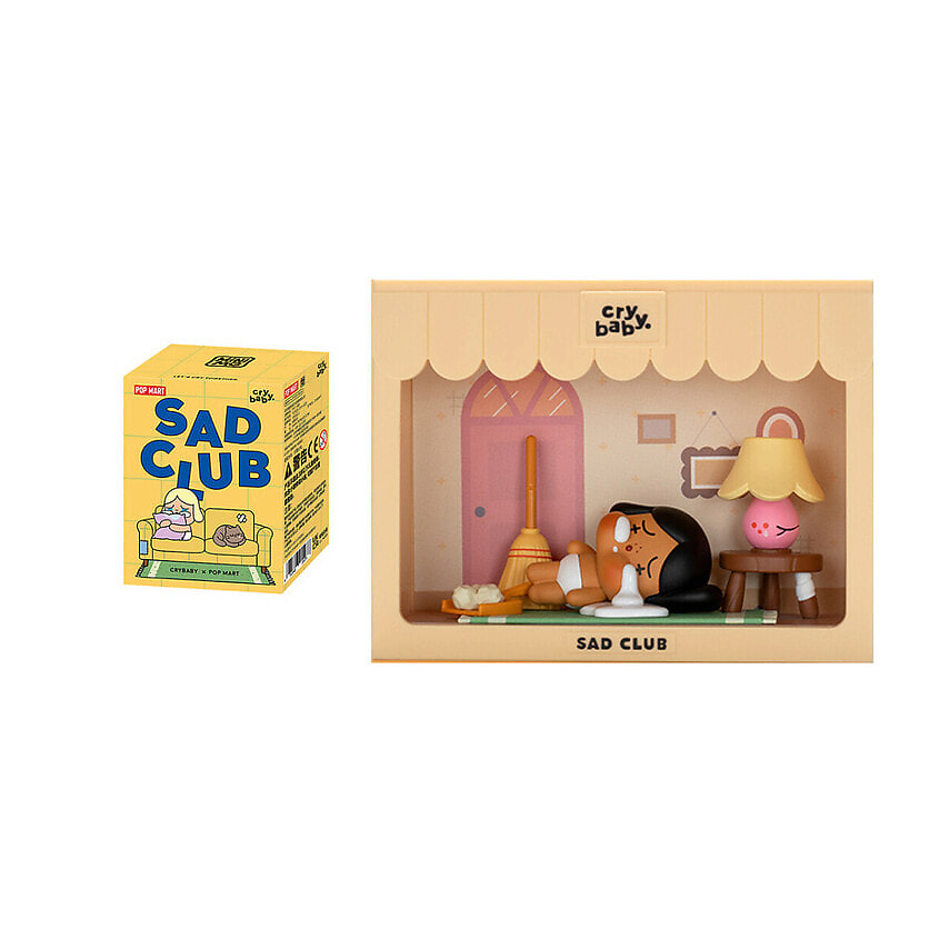 Изображение товара POP MART фигурка CRYBABY Sadness Club Collection оригинальная коллекционная мягкая игрушка