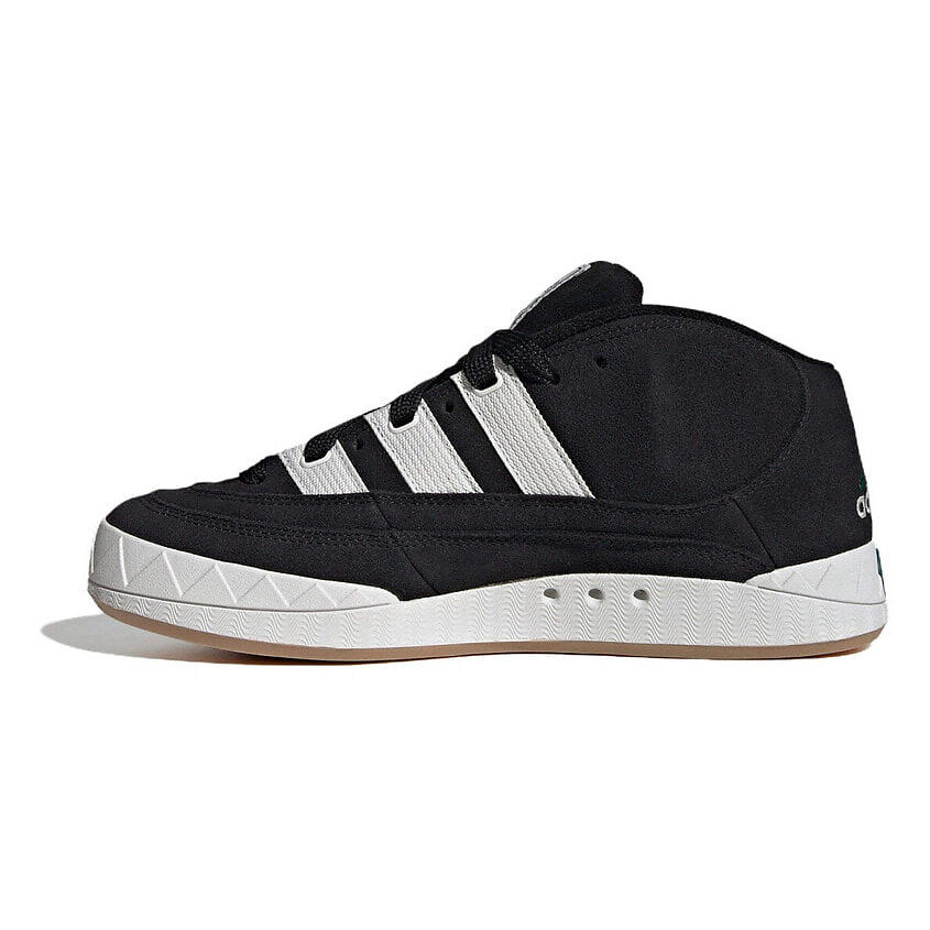 Изображение товара ADIDAS ORIGINAL Кроссовки Adimatic Mid Atmos Black White Green, цвет: Мультиколор, размер: 36⅔