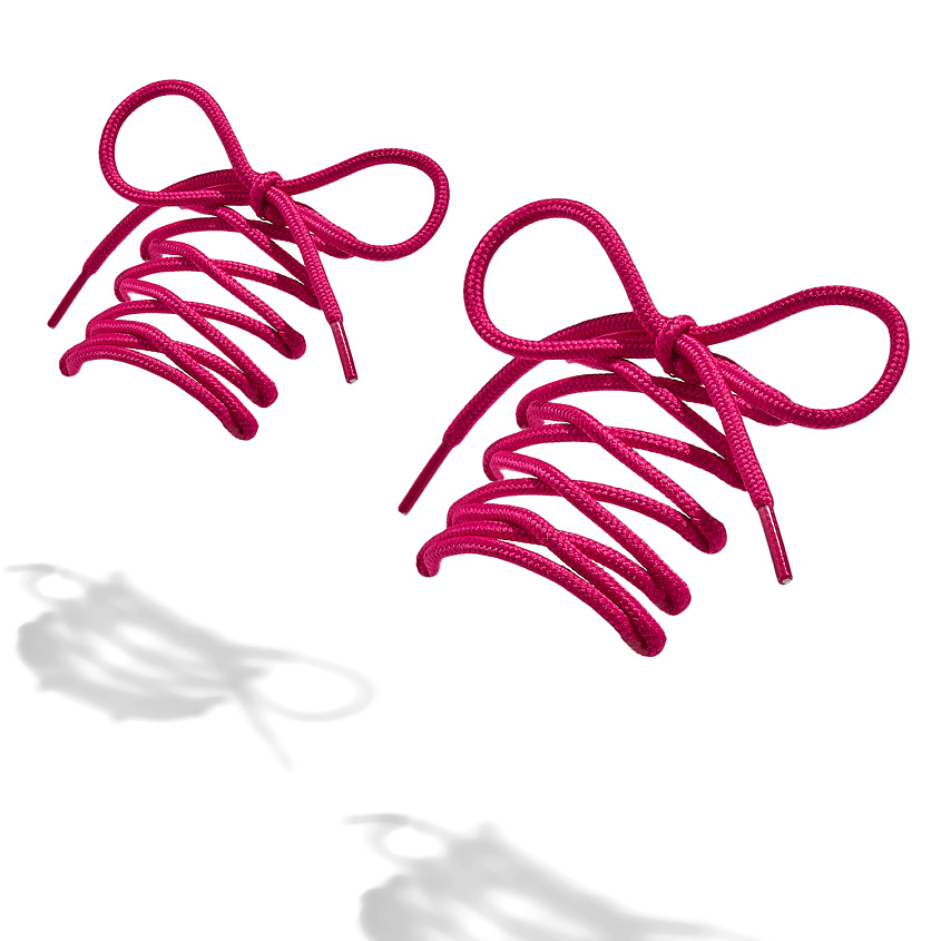 Изображение товара Шнурки NOTHING BUT LOVE 125 см розовые для любой обуви