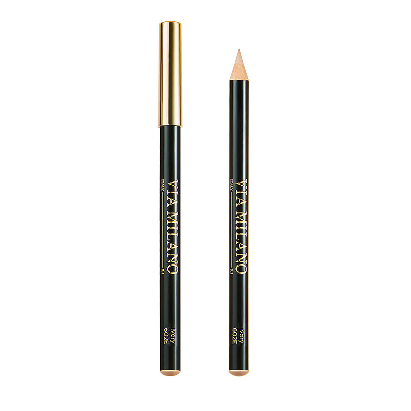 Изображение товара VIA MILANO Карандаш для глаз High Definition & Intense Colour Eye Pencil, 602E Ivory, 1,2 г