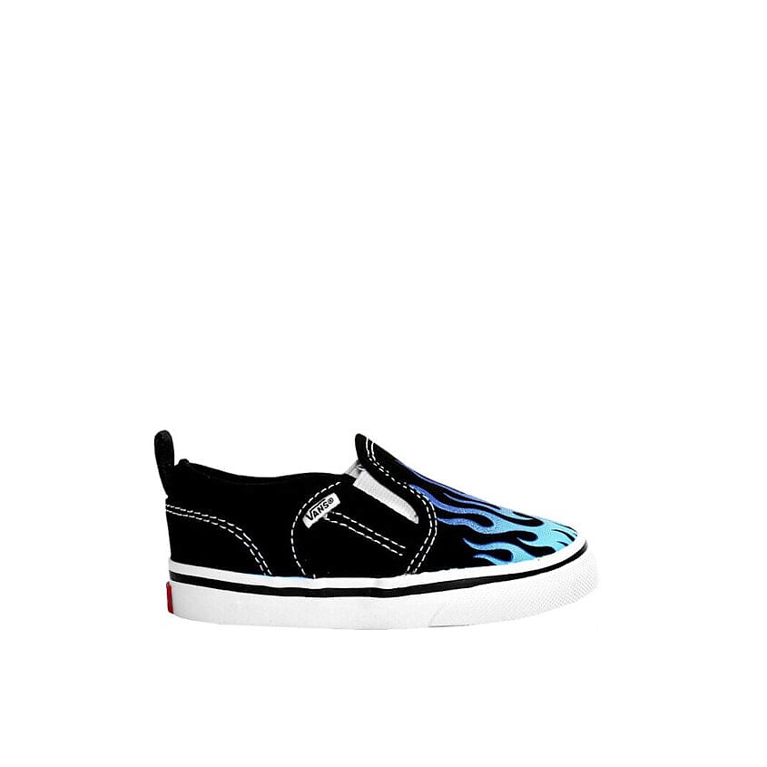 Изображение товара VANS Кроссовки детские TD Asher V Flame VN0A2Z2YBA2, цвет: Черный, размер: 25