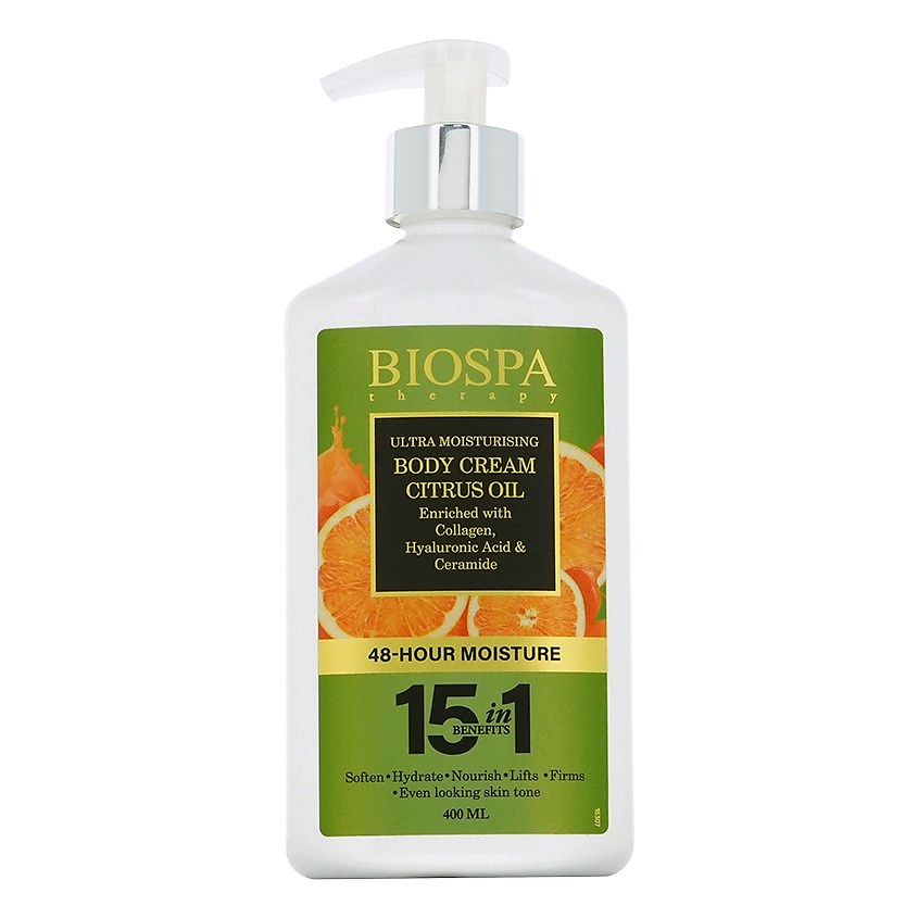 Изображение товара Крем для тела BIOSPA с апельсином 400 мл натуральный увлажняющий для взрослых и детей