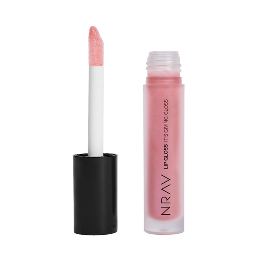 Изображение товара NRAV Блеск для губ LIP GLOSS IT'S GIVING GLOSS, NRAV Блеск для губ, 02 Нежно-розовый.Lip gloss it`s giving gloss, 02 Suave.