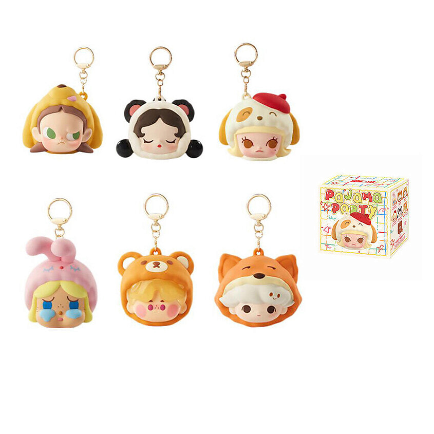 Изображение товара POP MART Фигурка Bubble Sprout Pajama Party Series Headphone Bag 1- CRYBABY Pink Rabbit, известная игрушка