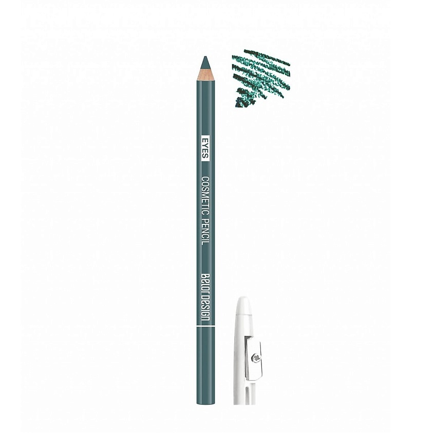 Изображение товара BELOR DESIGN Карандаш косметический контурный PARTY для глаз, тон № 5 зеленый