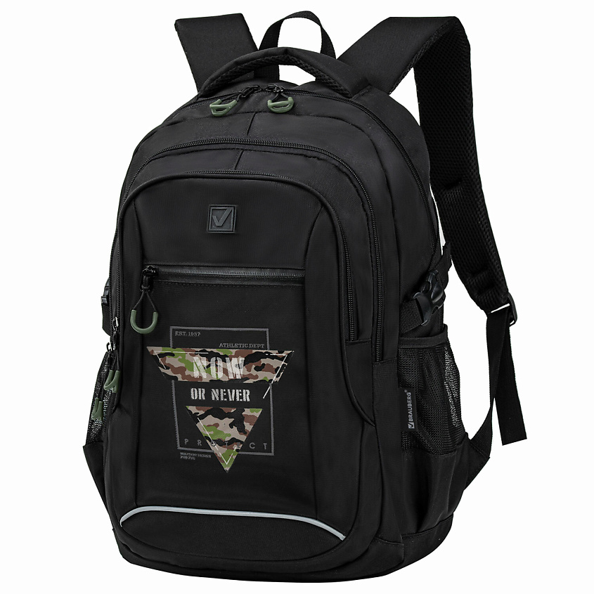 Изображение товара BRAUBERG Рюкзак CONTENT, 2 отделения, цвет: Черный, 1 цвет, размер: 47х33х18