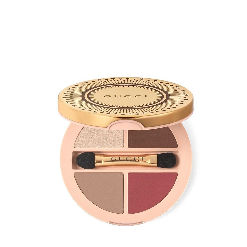 Изображение товара Gucci Палетка для макияжа глаз Palette de Beauté Quatour 01 Summerina Brown Изображение товара Gucci Палетка для макияжа глаз Palette de Beauté Quatour 01 Summerina Brown