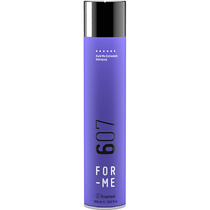 Изображение товара FRAMESI Лак для волос экстрасильной фиксации FOR-ME 607 HOLD ME EXTREMELY HAIRSPRAY, 500 мл