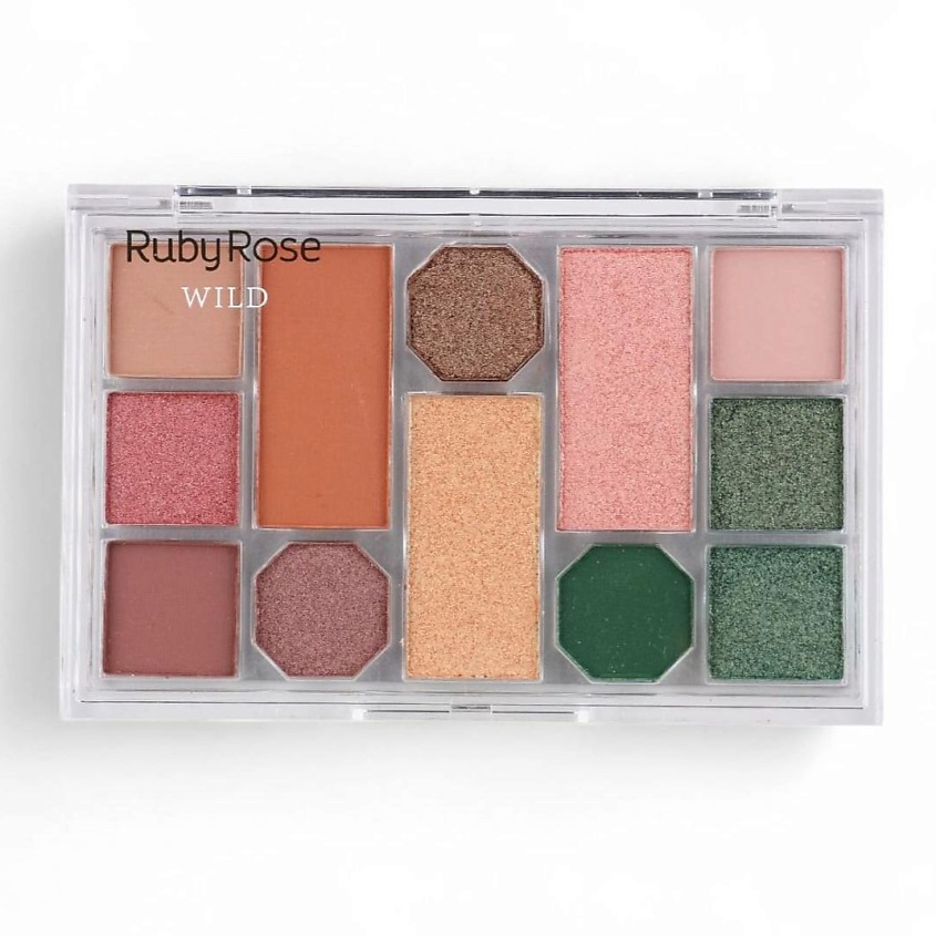 Изображение товара RUBY ROSE Палетка теней для век Wild, HB-121