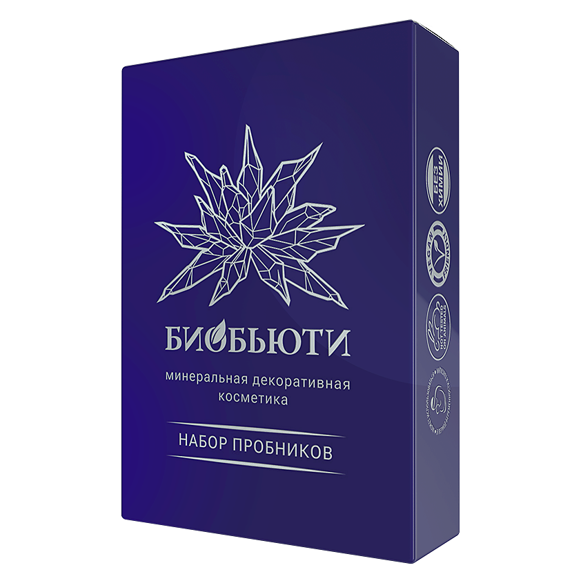 Изображение товара БИОБЬЮТИ Минеральная пудра, набор миниатюр №1, 5 оттенков в пробниках (2 холодных, 2 теплых, финишная пудра (нейтральный))