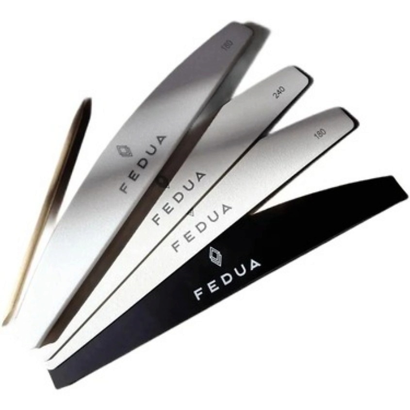 Изображение товара Набор пилок для маникюра FEDUA 5 шт. для обработки ногтей и кутикулы