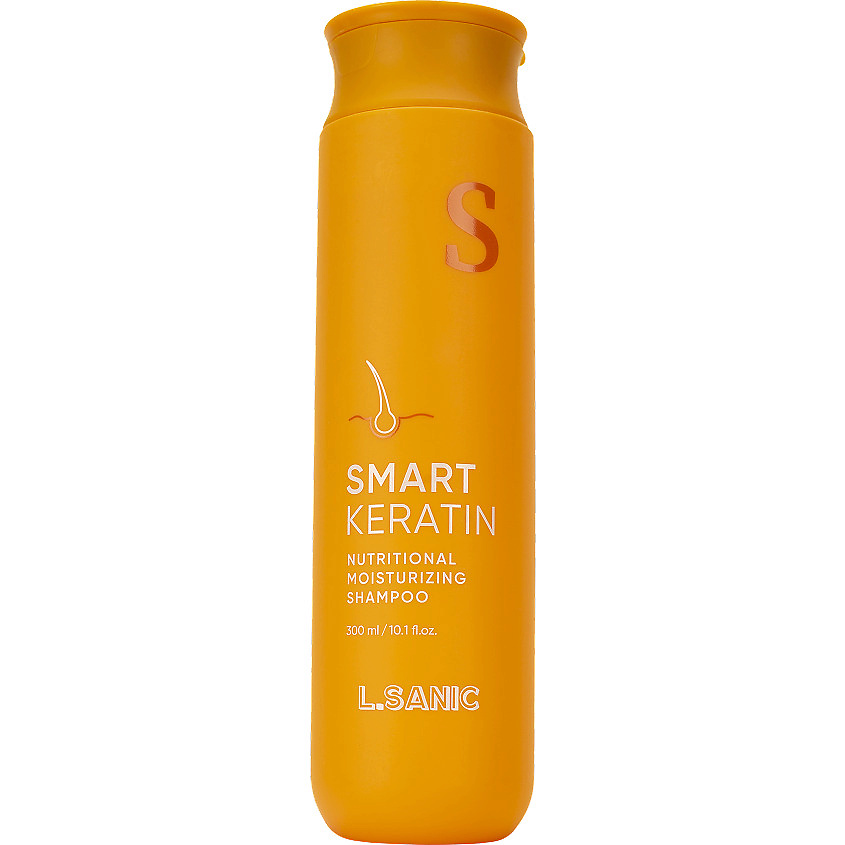 Изображение товара LSANIC Питательный восстанавливающий шампунь с кератином Smart Keratin, 300 мл