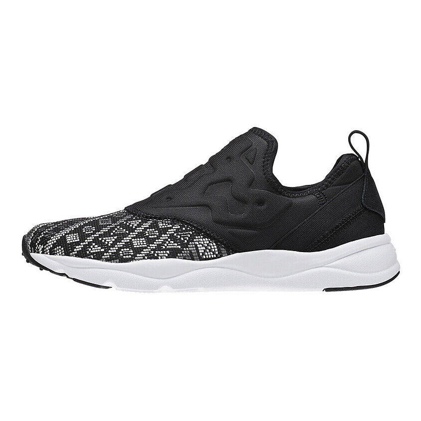 Изображение товара REEBOK Кроссовки Reebok Furylite Slip On Gt Running Shoes Black/White Women's, цвет: Мультиколор, размер: 36