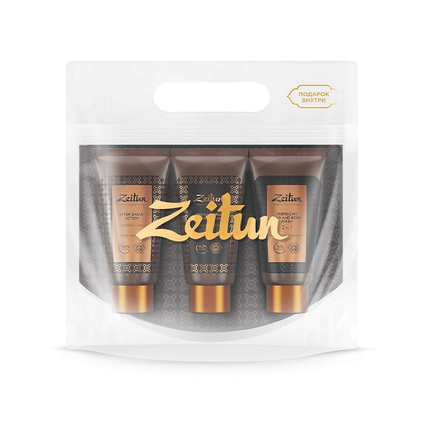 Изображение товара ZEITUN Тревел-набор для мужчин Shower & Shave 3x50 мл, уход и бритье