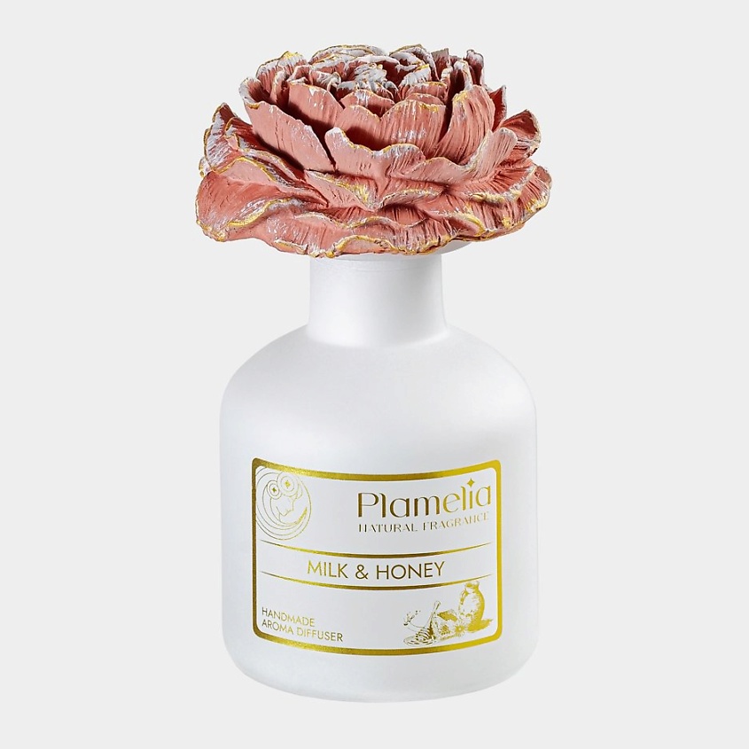 Изображение товара Аромадиффузор PLAMELIA Milk & Honey 105 мл с рефилом для дома