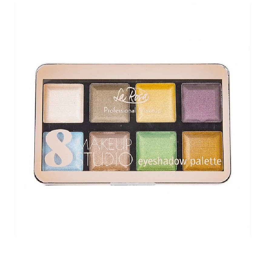 Изображение товара Набор теней для век LA ROSA 8 оттенков стойкие и легкие в растушевке