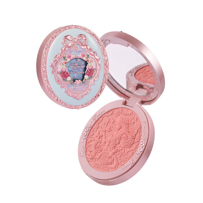 Изображение товара FLOWER KNOWS Компактные румяна Midsummer Fairytales Velvet Embossed Blush, № 04