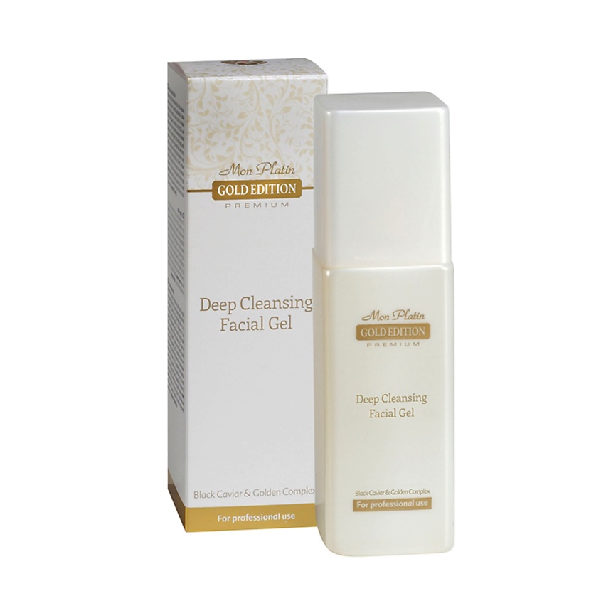 Изображение товара Гель для лица MON PLATIN с экстрактом черной икры 200 мл для глубокого очищения кожи