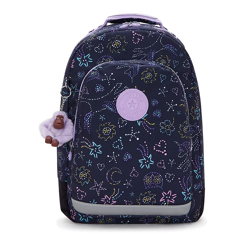 Изображение товара Детский рюкзак Kipling Class Room 28L мультиколор с рефлекторами для школы