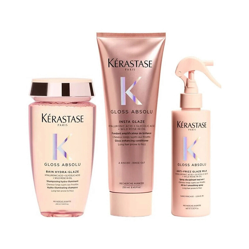 Изображение товара KERASTASE Набор Gloss Absolu Set Milk, 250 мл + 250 мл + 190 мл
