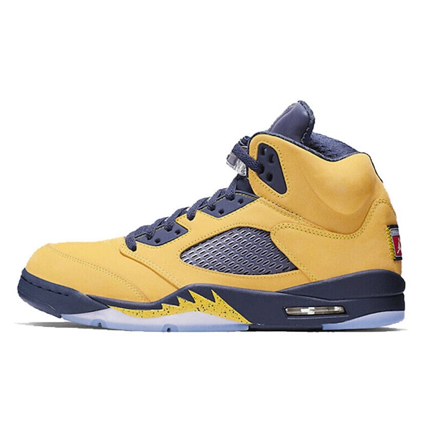 Изображение товара NIKE Кроссовки Air 5 Retro Michigan 2019, цвет: Мультиколор, размер: 42