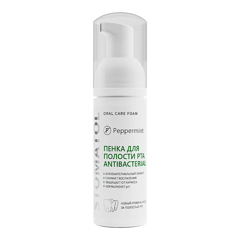 Изображение товара STOMATOL Пенка для зубов Антибактериальная, 1 шт.
