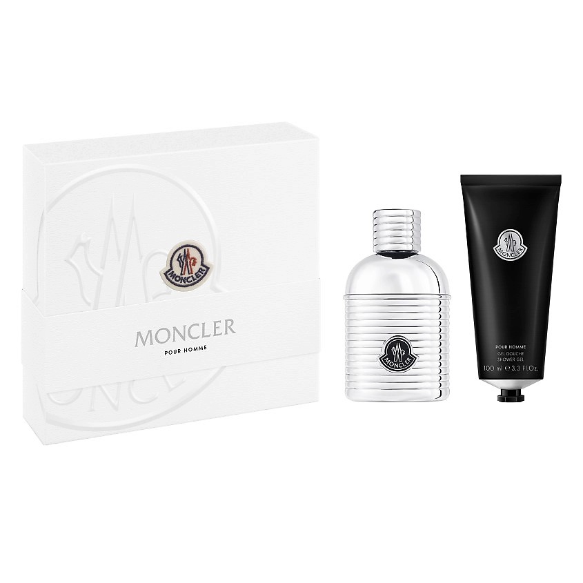 Изображение товара MONCLER Подарочный набор Pour Homme, Парфюмерная вода, спрей 60 мл + Гель для душа, 100 мл