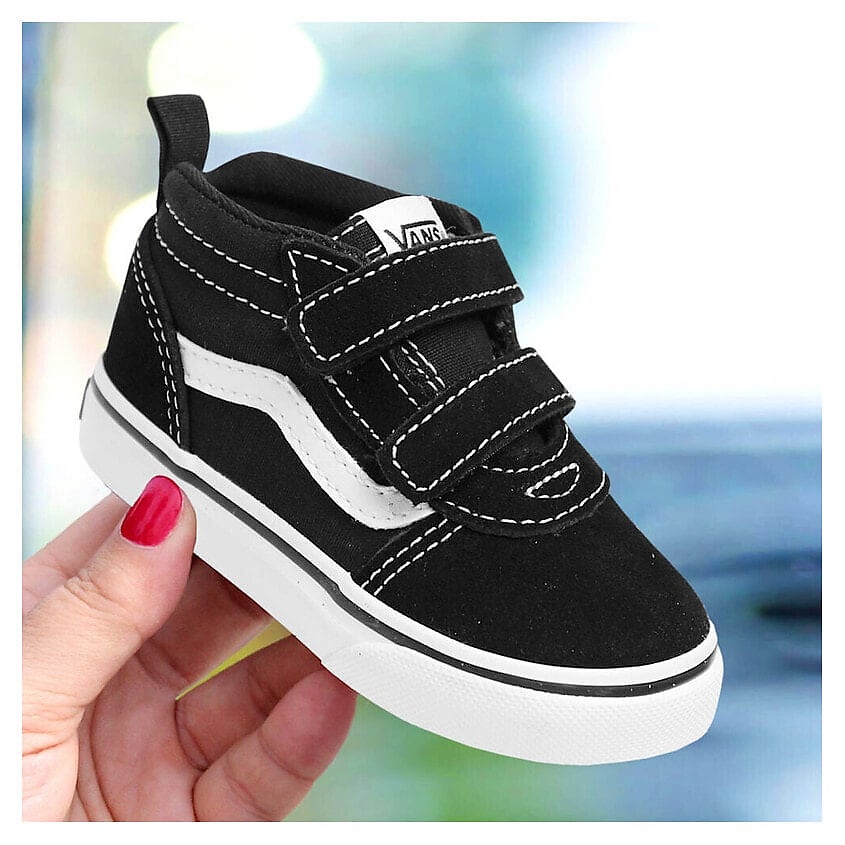 Изображение товара Детские кроссовки Vans TD Ward Mid V VN0A5HYXIJU черные 26.5