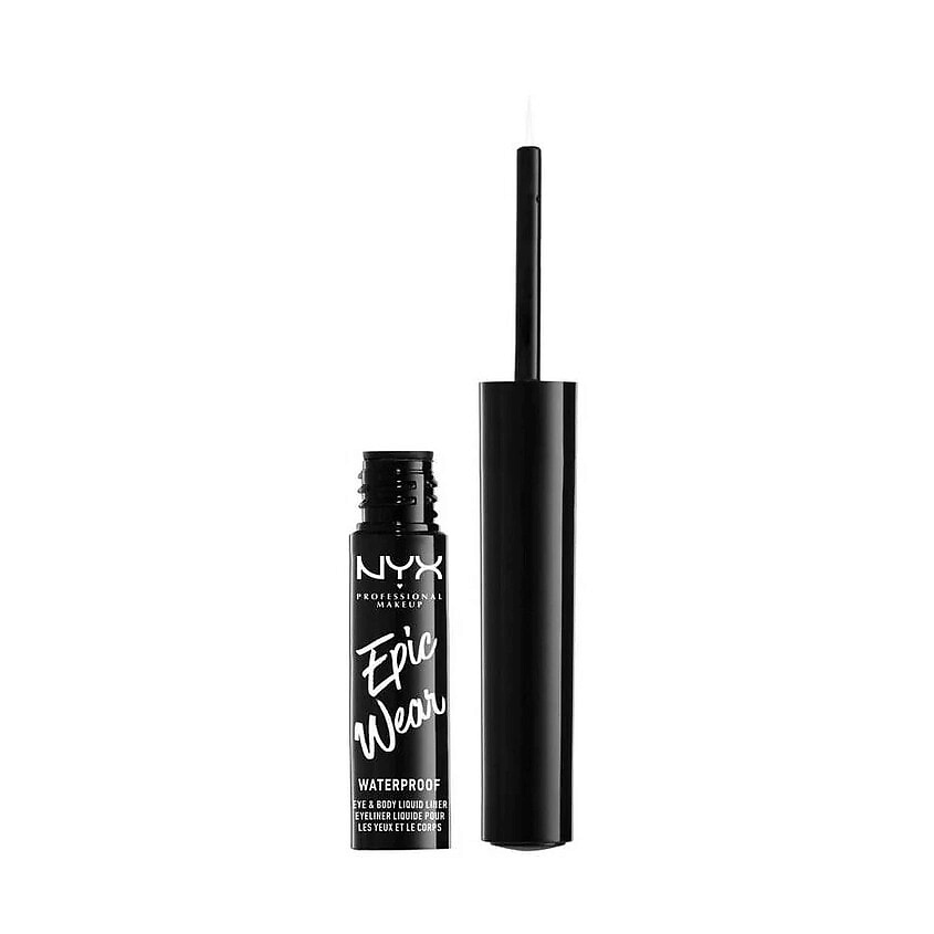 Изображение товара NYX PROFESSIONAL MAKEUP Жидкая водостойкая подводка для глаз Epic Wear Waterproof, White