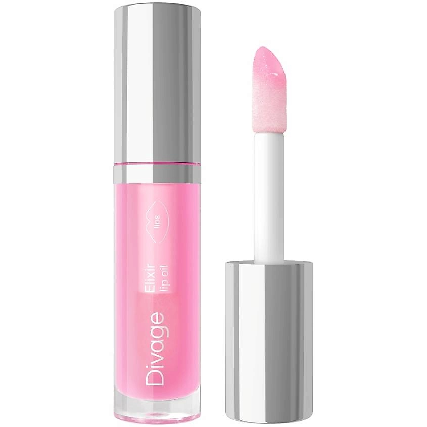 Изображение товара DIVAGE Масло для губ Lip Oil Elixir, № 02, розовый, 4,5 мл