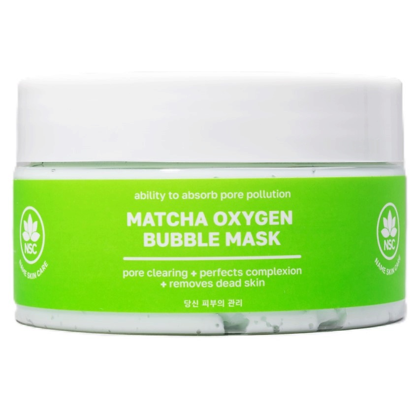 Изображение товара NAME SKIN CARE Маска для очищения кожи кислородная пузырьковая с Матчей, 100 мл