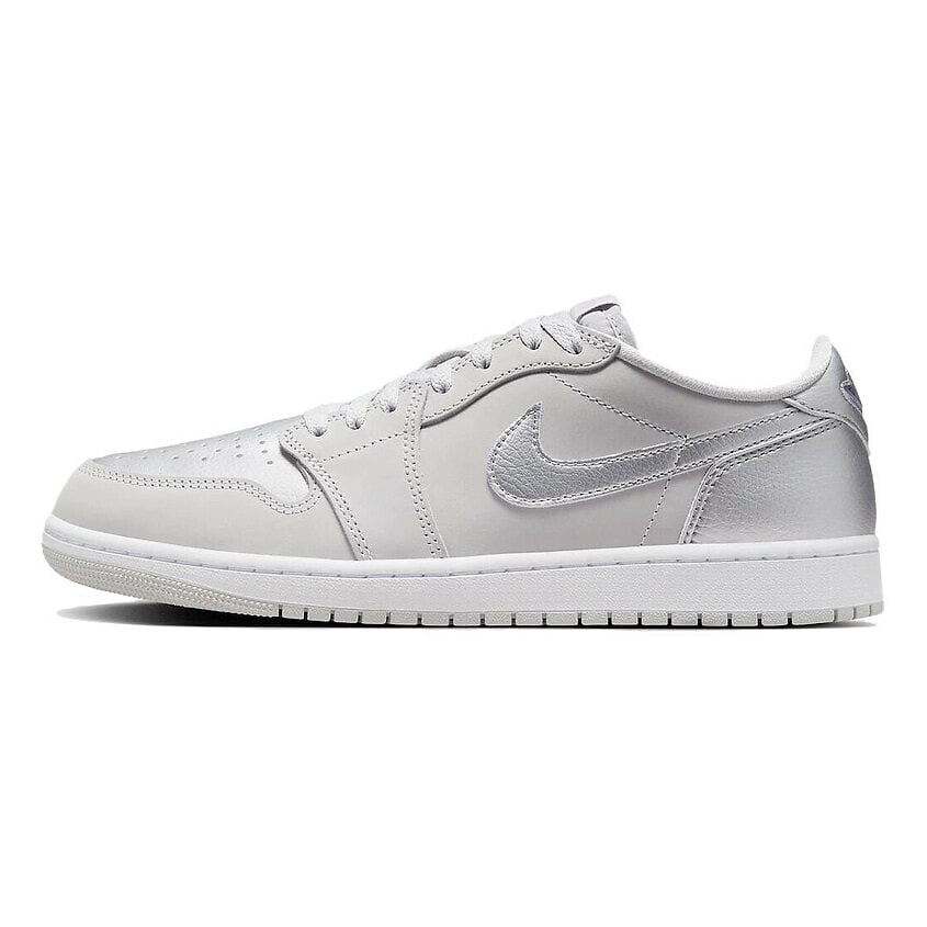 Изображение товара NIKE Кроссовки 1 Low OG Metallic Silver, цвет: Серый, размер: 44,5