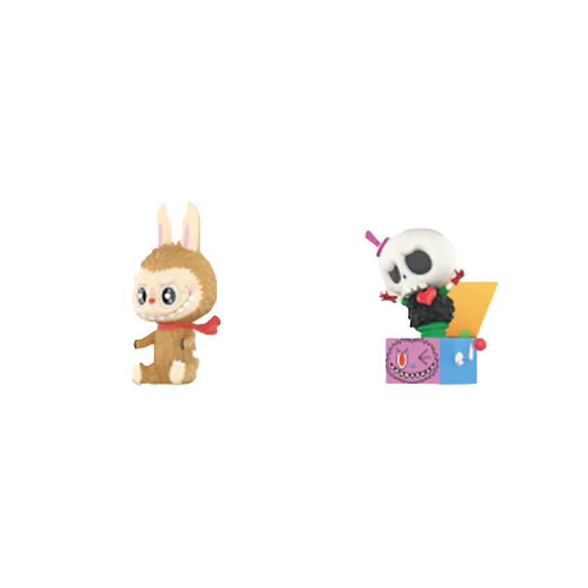 Изображение товара POP MART Игрушка Toy Collection plush doll + surprise box, 15см, 2 известные игрушки