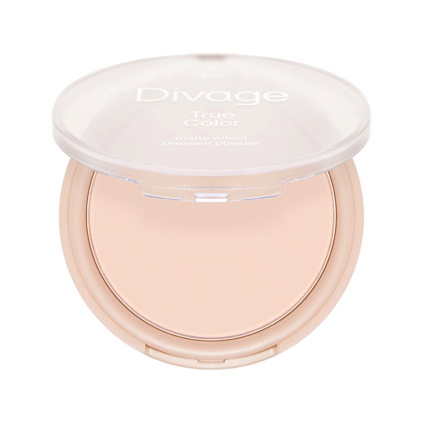 Изображение товара DIVAGE Компактная пудра True Color, № 02, ivory, 8 г - идеальный макияж