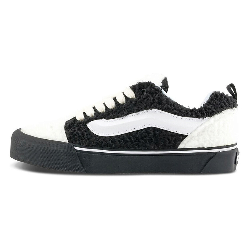 Изображение товара VANS Кроссовки Knu Skool Anti-Slip Wear-Resistant Low-Top Skateboard Shoes Black White, цвет: Белый, размер: 36