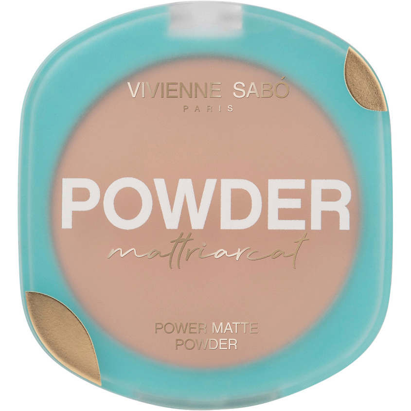 Изображение товара VIVIENNE SABO Пудра компактная матирующая Mattriarcat, № 04, темно-бежевый, 7,5 г