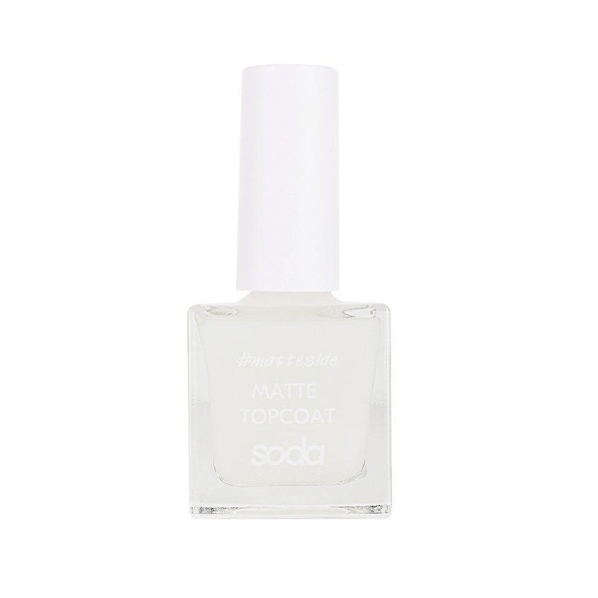 Изображение товара SODA Матовое покрытие для ногтей MATTE TOPCOAT #matteside, № 503, 8 мл