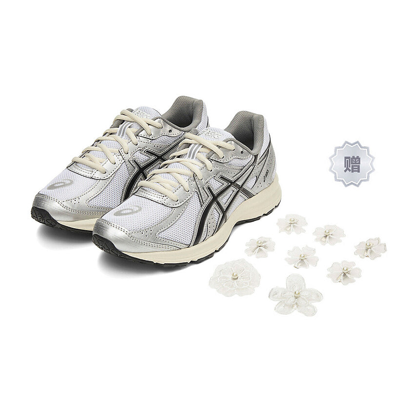 Изображение товара ASICS Кроссовки Jog 100 S White Black Silver, цвет: Мультиколор, размер: 37