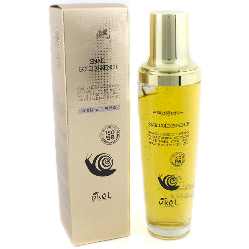 Изображение товара EKEL Эссенция для лица против морщин с Золотом и Улиточным муцином Gold Essence, 150 мл