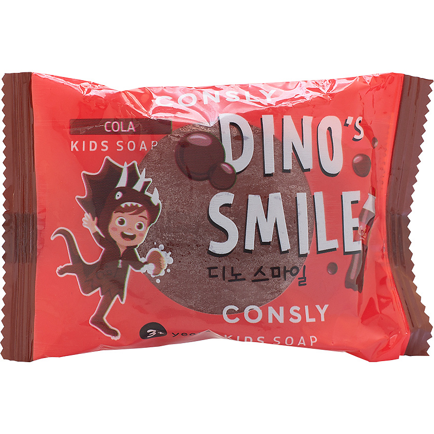 Изображение товара CONSLY Детское мыло с колой Dino's Smile Cola Kids Soap, 90 г