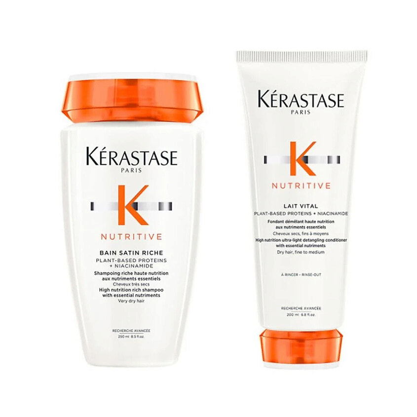 Изображение товара KERASTASE Набор Nutritive Duo RICHE: Bain Riche + Lait Vital, 250 мл + 200 мл