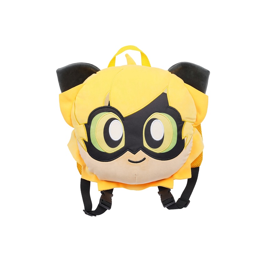 Изображение товара MIRACULOUS Рюкзак детский плюшевый Леди баг и Супер Кот, M13074, Желтый