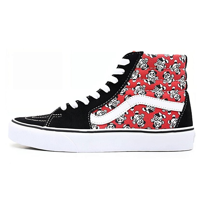 Изображение товара VANS Кроссовки SK8 HI Black/Red для взрослых и детей, стильные и удобные