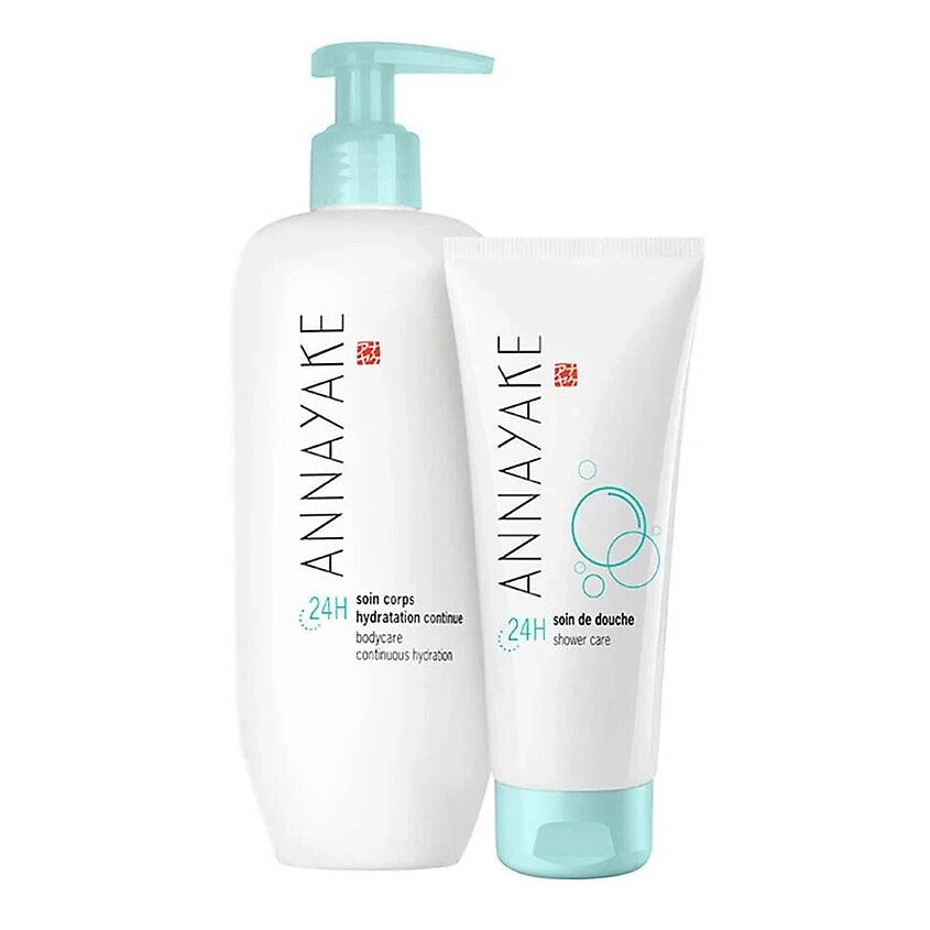 Изображение товара ANNAYAKE Набор 24H Coffret Soin Corps Hydratation Continue, 100 мл + 400 мл