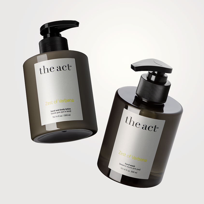 Изображение товара THE ACT Крем и мыло для рук набор парфюмированный, 300 мл