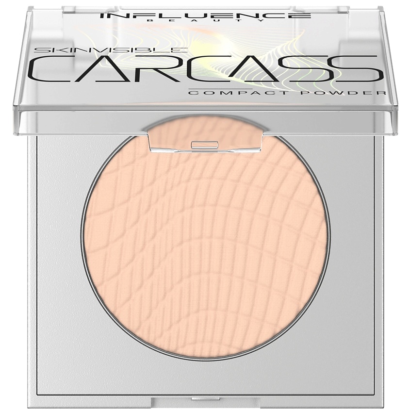 Изображение товара INFLUENCE BEAUTY Пудра SKINVISIBLE CARCASS компактная легкая, shade 03, 4,2 г